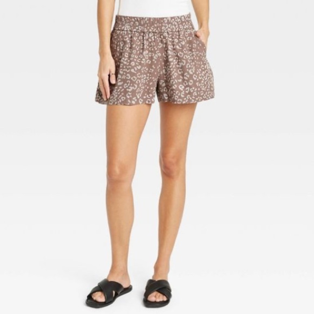 Cheetah High-Rise Pull-On Shorts - A New Day - Picture 2 of 9